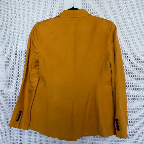 Ann Taylor Yellow Double-Breasted Blazer - Picture 2 of 7